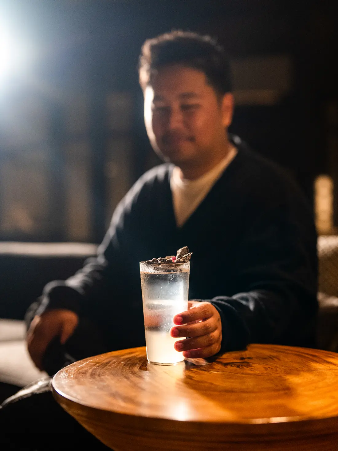 Cocktail feature, low light